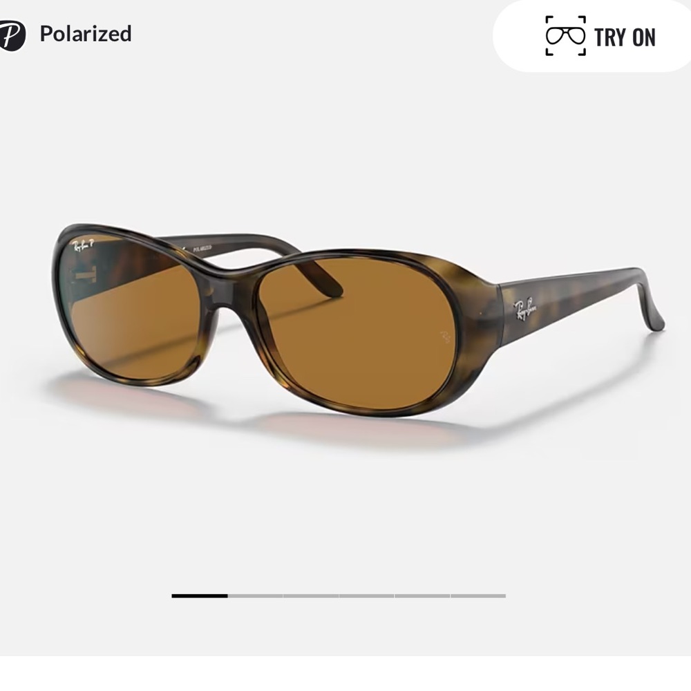RayBan polarized sunglasses Brown